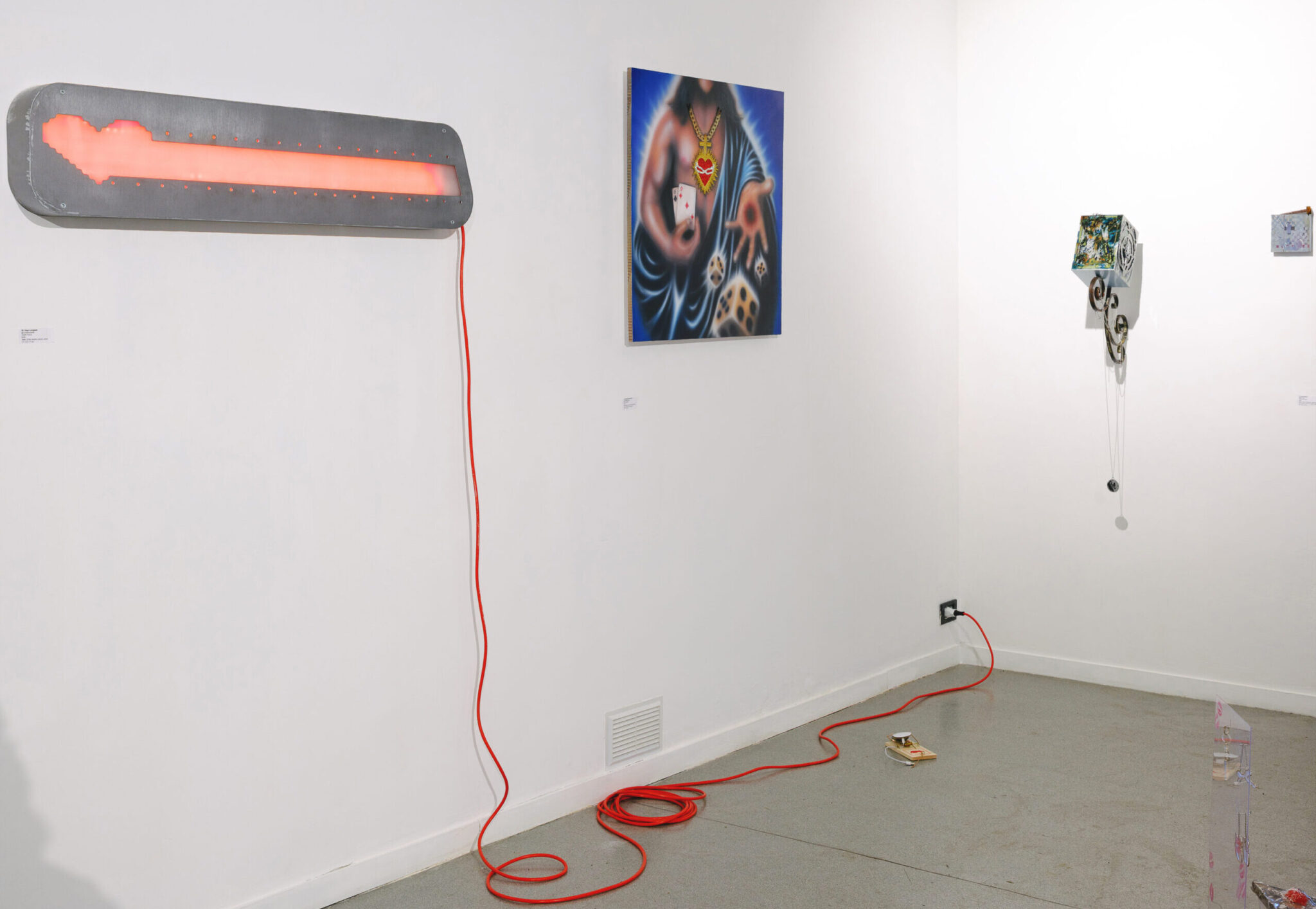 Side view from Cercle mortuaire piece, shown in Jackpot exhibition at Société des Architectes, Marseille.