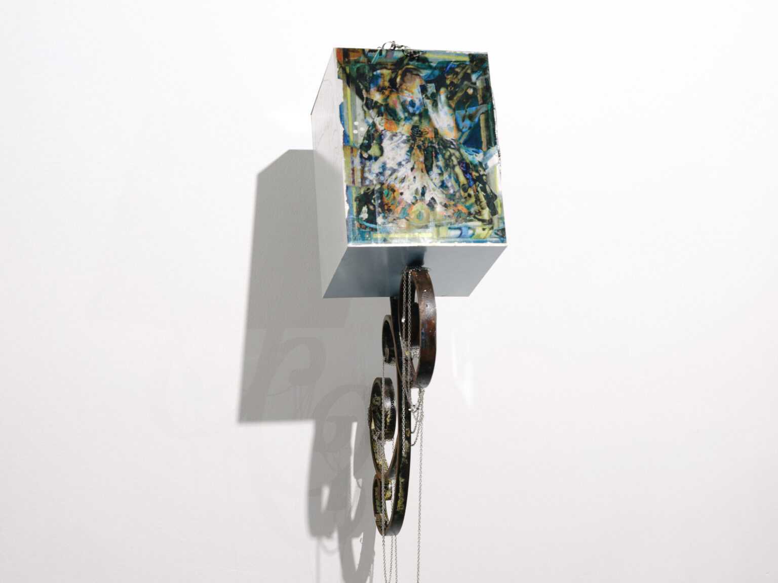 Side view from Cercle mortuaire piece, shown in Jackpot exhibition at Société des Architectes, Marseille.